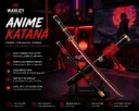 104CM Demon Slayer Wooden Katana Sword | Anime Cosplay Replica